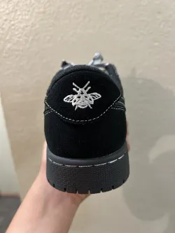 Special offer Batch Travis Scott x Air Jordan 1 Low OG SP Black Phantom DM7866-001 review @g4orgee 03
