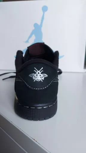 Special offer Batch Travis Scott x Air Jordan 1 Low OG SP Black Phantom DM7866-001 review T*** 03