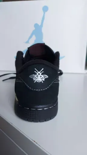 Special offer Batch Travis Scott x Air Jordan 1 Low OG SP Black Phantom DM7866-001 review T*** 03