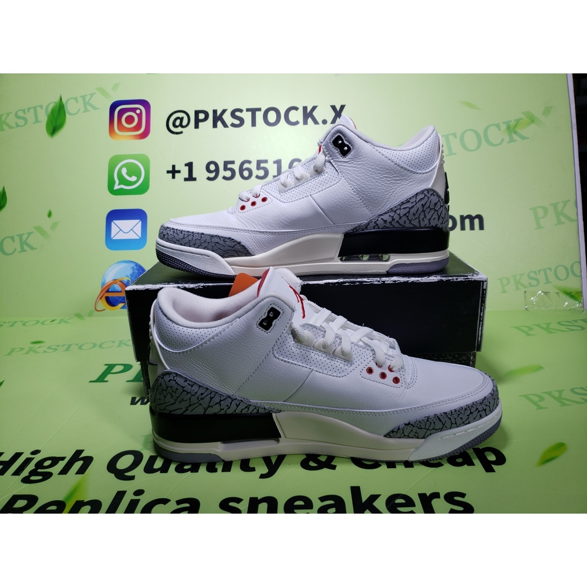 PK God Batch Air Jordan 3 “White Cement Reimagined” DN3707-100 review Iván 01