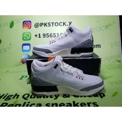 PK God Batch Air Jordan 3 “White Cement Reimagined” DN3707-100 review Iván 02