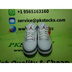 PK God Batch Air Jordan 3 “White Cement Reimagined” DN3707-100 review Iván 03