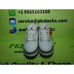 PK God Batch Air Jordan 3 “White Cement Reimagined” DN3707-100 review Iván 03