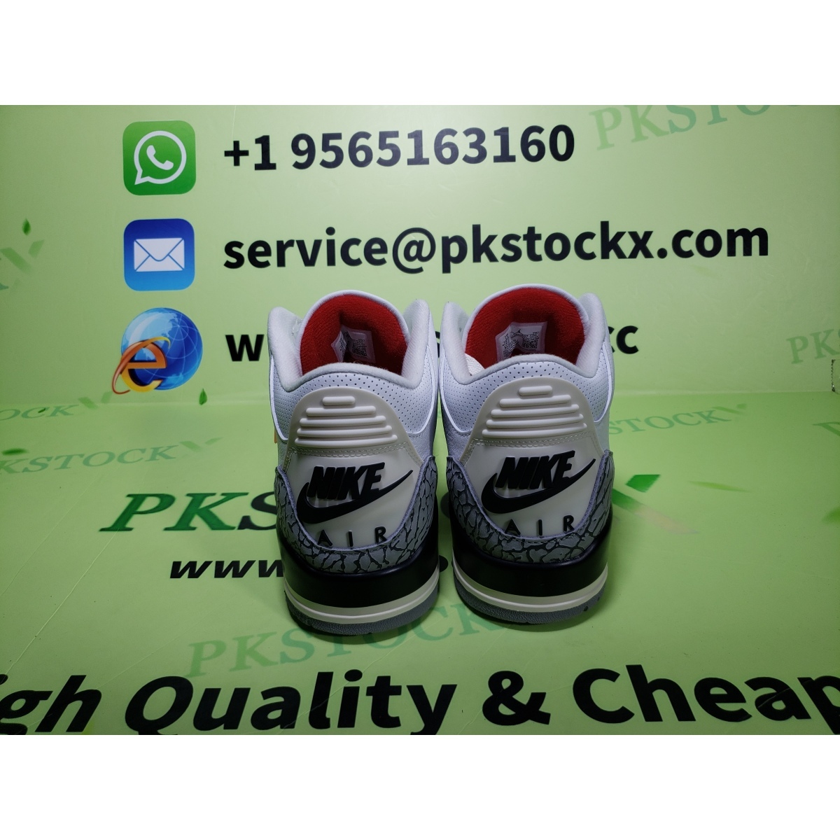 PK God Batch Air Jordan 3 “White Cement Reimagined” DN3707-100 review Iván 03