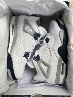 PK God Batch Air Jordan 4 Retro Midnight Navy DH6927-140 review G*** 01