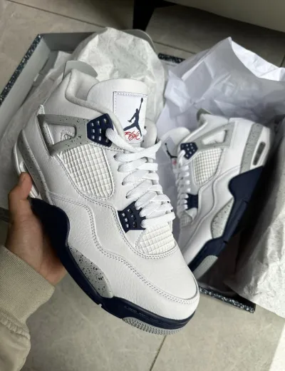 PK God Batch Air Jordan 4 Retro Midnight Navy DH6927-140 review G*** 01