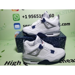 PK God Batch Air Jordan 4 Retro Midnight Navy DH6927-140 review G*** 01