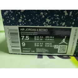 PK God Batch Air Jordan 4 Retro Midnight Navy DH6927-140 review G*** 04