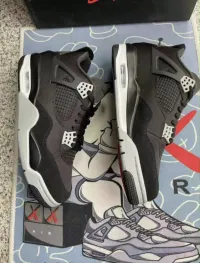 PK God Batch Air Jordan 4 Retro SE Black Canvas DH7138-006 review 4