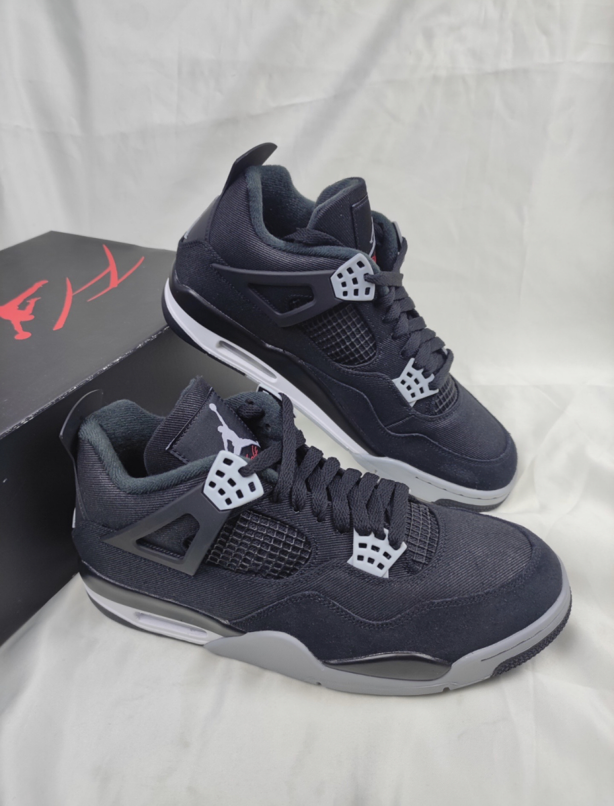 PK God Batch Air Jordan 4 Retro SE Black Canvas DH7138-006 review W*** 01