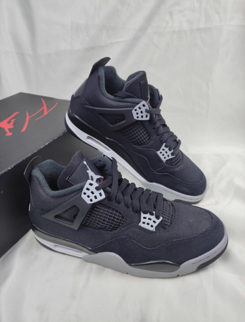 PK God Batch Air Jordan 4 Retro SE Black Canvas DH7138-006 review 
