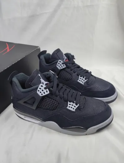 PK God Batch Air Jordan 4 Retro SE Black Canvas DH7138-006 review W*** 01