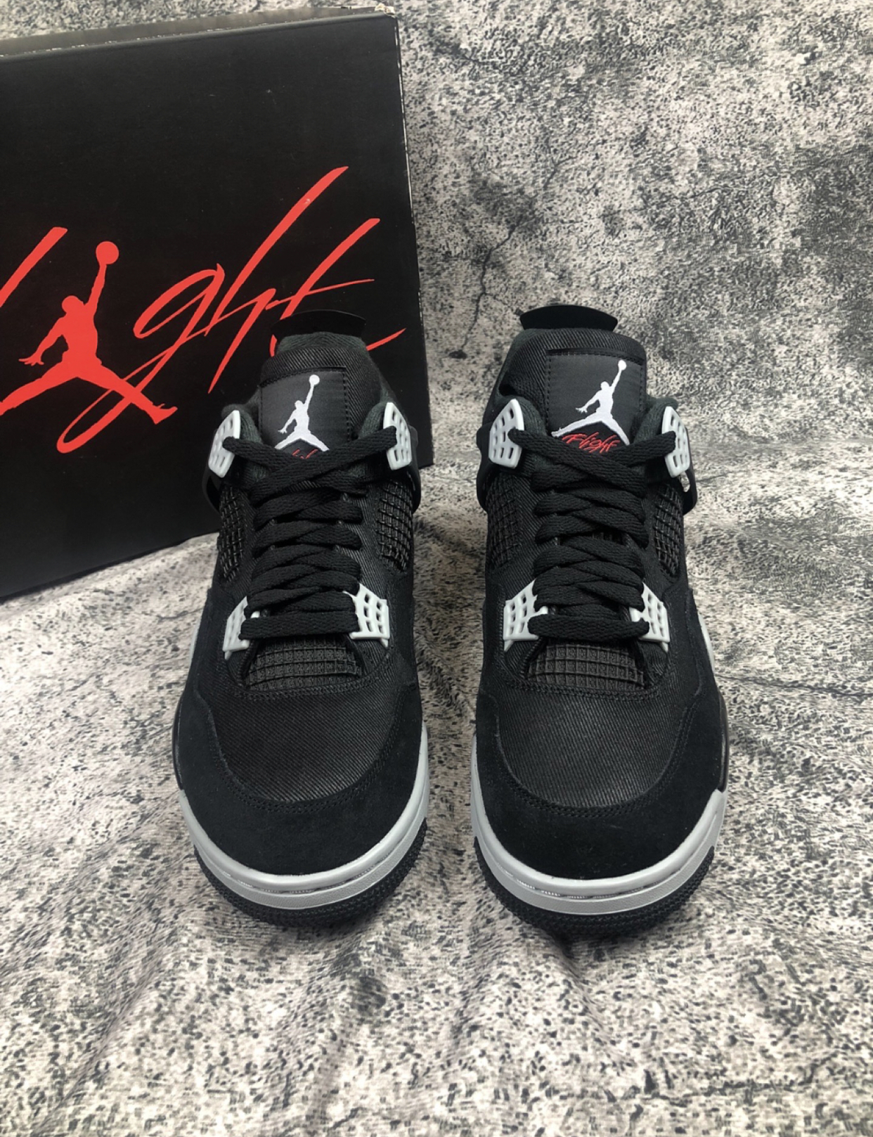 PK God Batch Air Jordan 4 Retro SE Black Canvas DH7138-006 review D*** 01