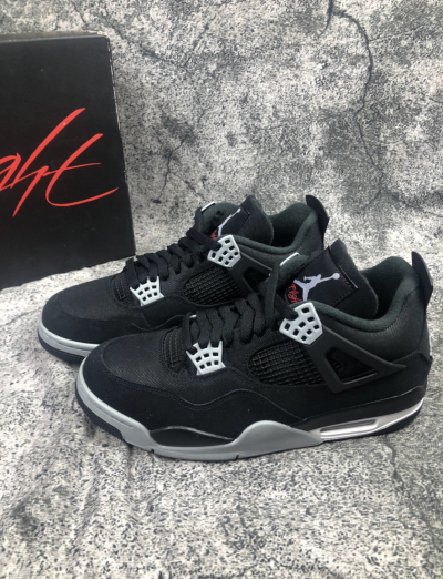 PK God Batch Air Jordan 4 Retro SE Black Canvas DH7138-006 review D*** 01
