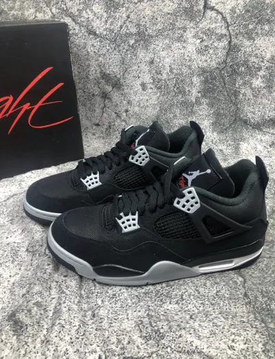 PK God Batch Air Jordan 4 Retro SE Black Canvas DH7138-006 review D*** 01