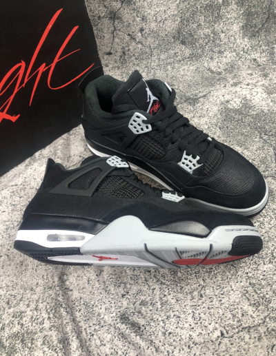 PK God Batch Air Jordan 4 Retro SE Black Canvas DH7138-006 review D*** 02