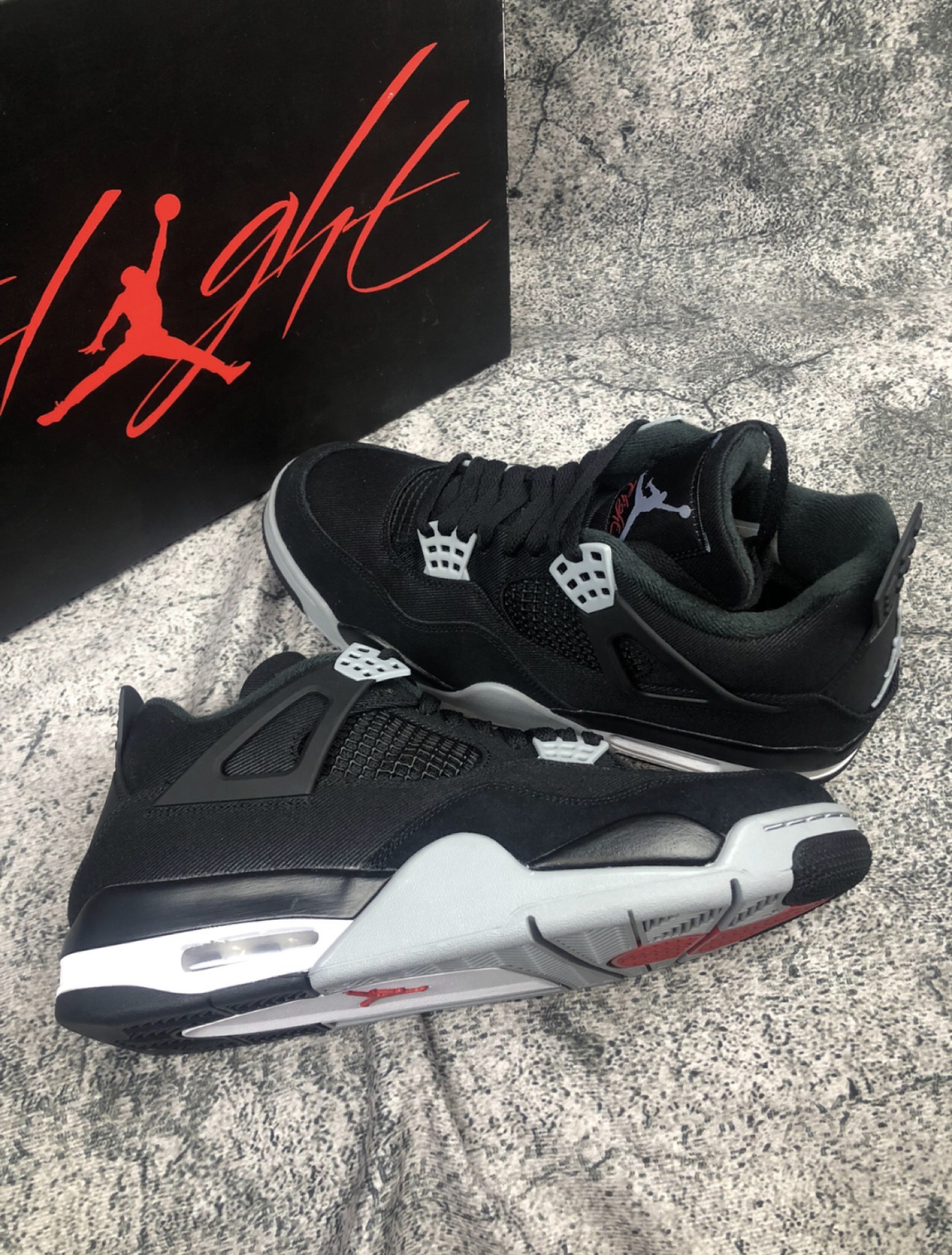 PK God Batch Air Jordan 4 Retro SE Black Canvas DH7138-006 review D*** 04