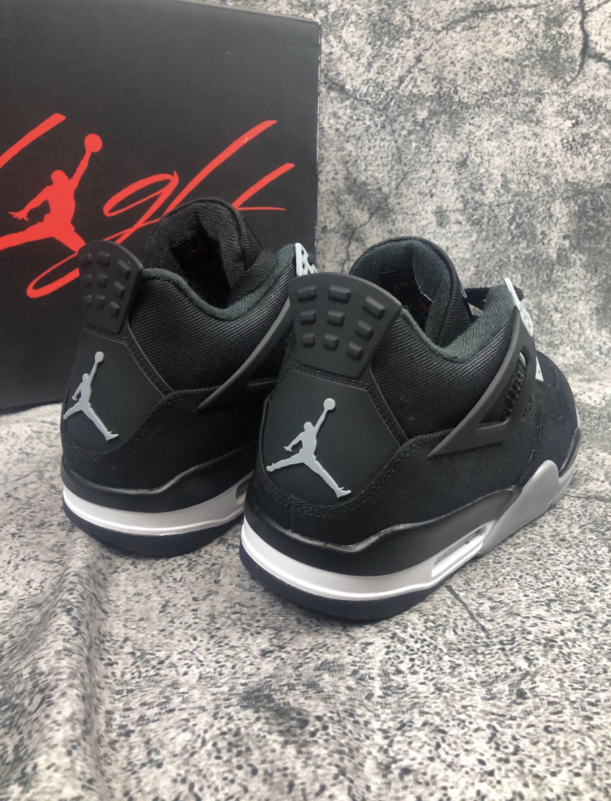 PK God Batch Air Jordan 4 Retro SE Black Canvas DH7138-006 review D*** 06