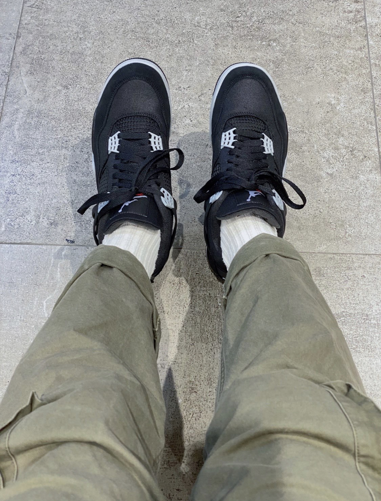 PK God Batch Air Jordan 4 Retro SE Black Canvas DH7138-006 review G*** 03