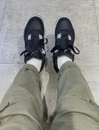 PK God Batch Air Jordan 4 Retro SE Black Canvas DH7138-006 review 2