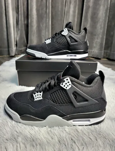 PK God Batch Air Jordan 4 Retro SE Black Canvas DH7138-006 review T*** 02
