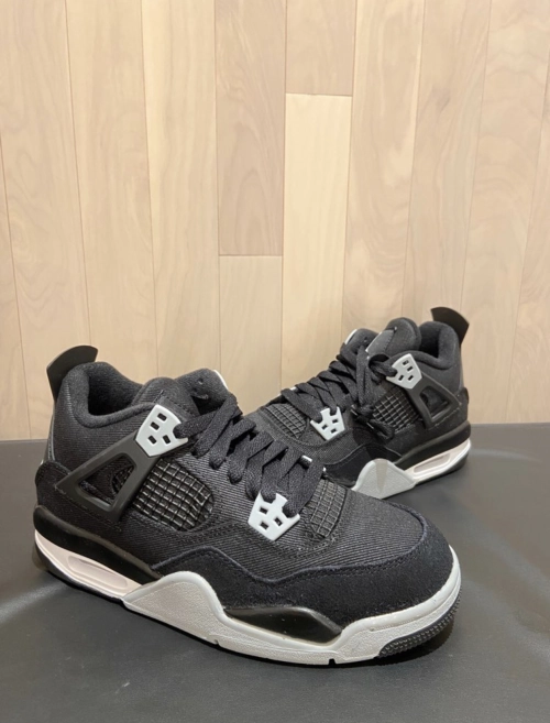 PK God Batch Air Jordan 4 Retro SE Black Canvas DH7138-006 review 
