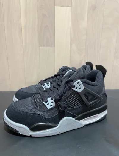 PK God Batch Air Jordan 4 Retro SE Black Canvas DH7138-006 review H*** 01