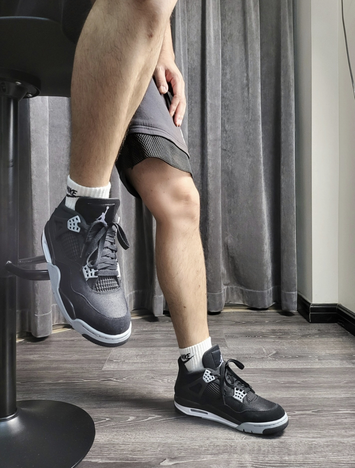 PK God Batch Air Jordan 4 Retro SE Black Canvas DH7138-006 review R***