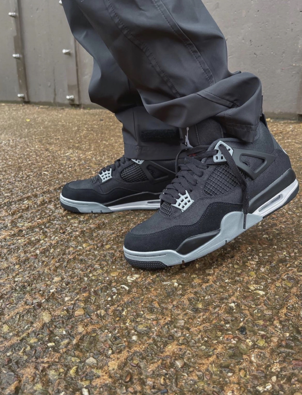 PK God Batch Air Jordan 4 Retro SE Black Canvas DH7138-006 review B*** 01