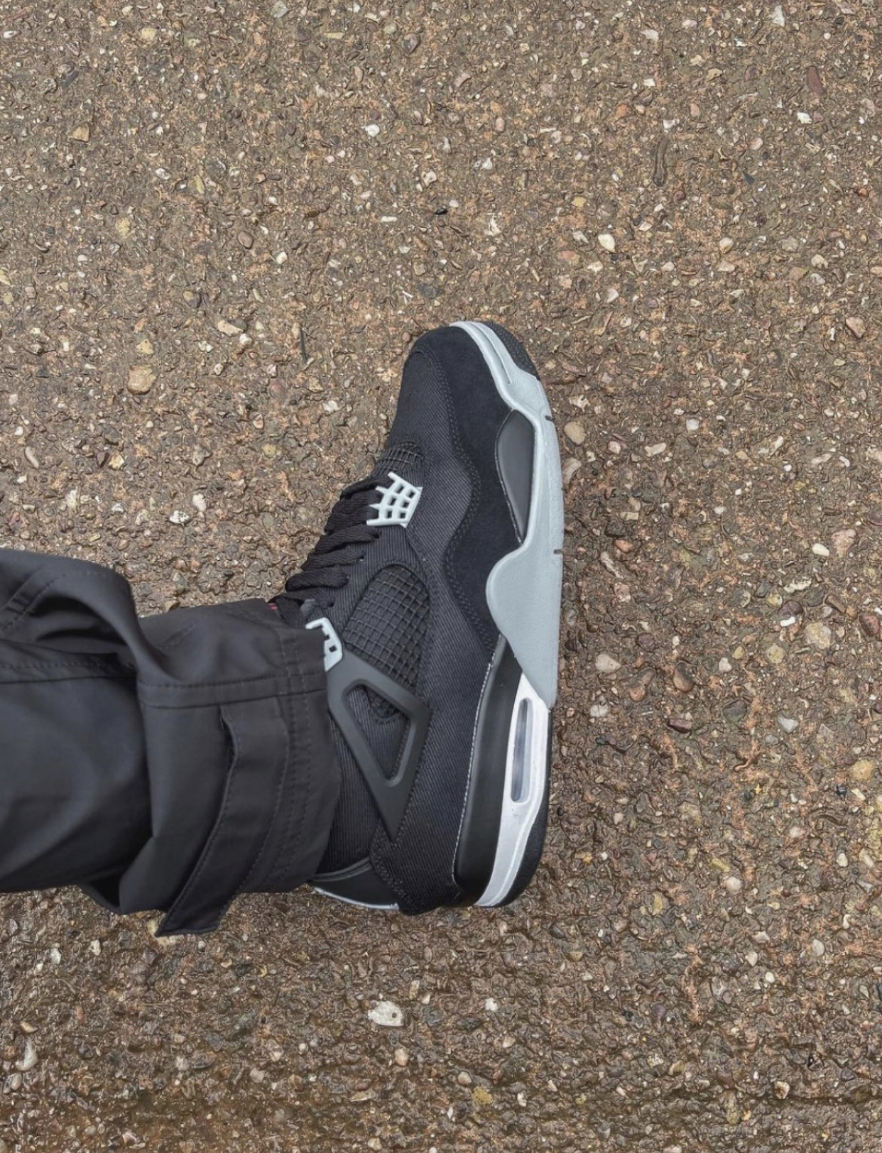 PK God Batch Air Jordan 4 Retro SE Black Canvas DH7138-006 review B*** 03