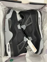 PK God Batch Air Jordan 4 Retro SE Black Canvas DH7138-006 review 0