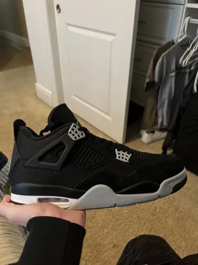 PK God Batch Air Jordan 4 Retro SE Black Canvas DH7138-006 review 