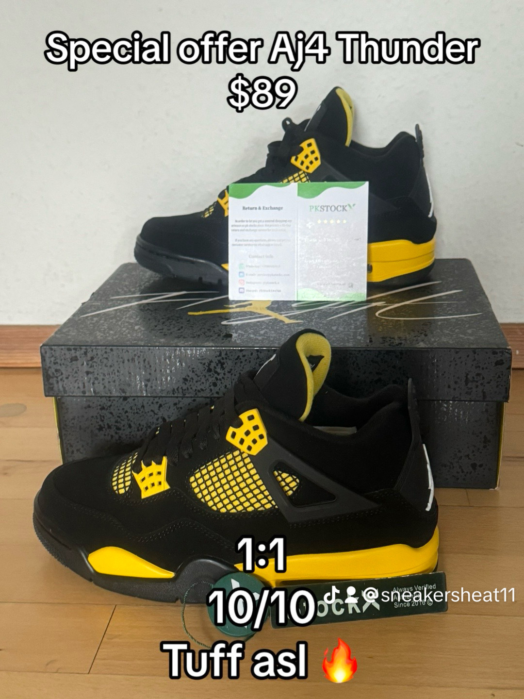 Special offer Batch Air Jordan 4 Thunder DH6927-017 review Tyrone (Support at the discord server) 08