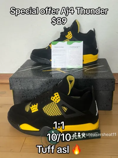Special offer Batch Air Jordan 4 Thunder DH6927-017 review Tyrone (Support at the discord server) 07