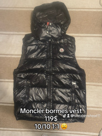 Moncler Bormes Down Vest Black (NFC) review 0