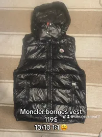 Moncler Bormes Down Vest Black (NFC) review 0