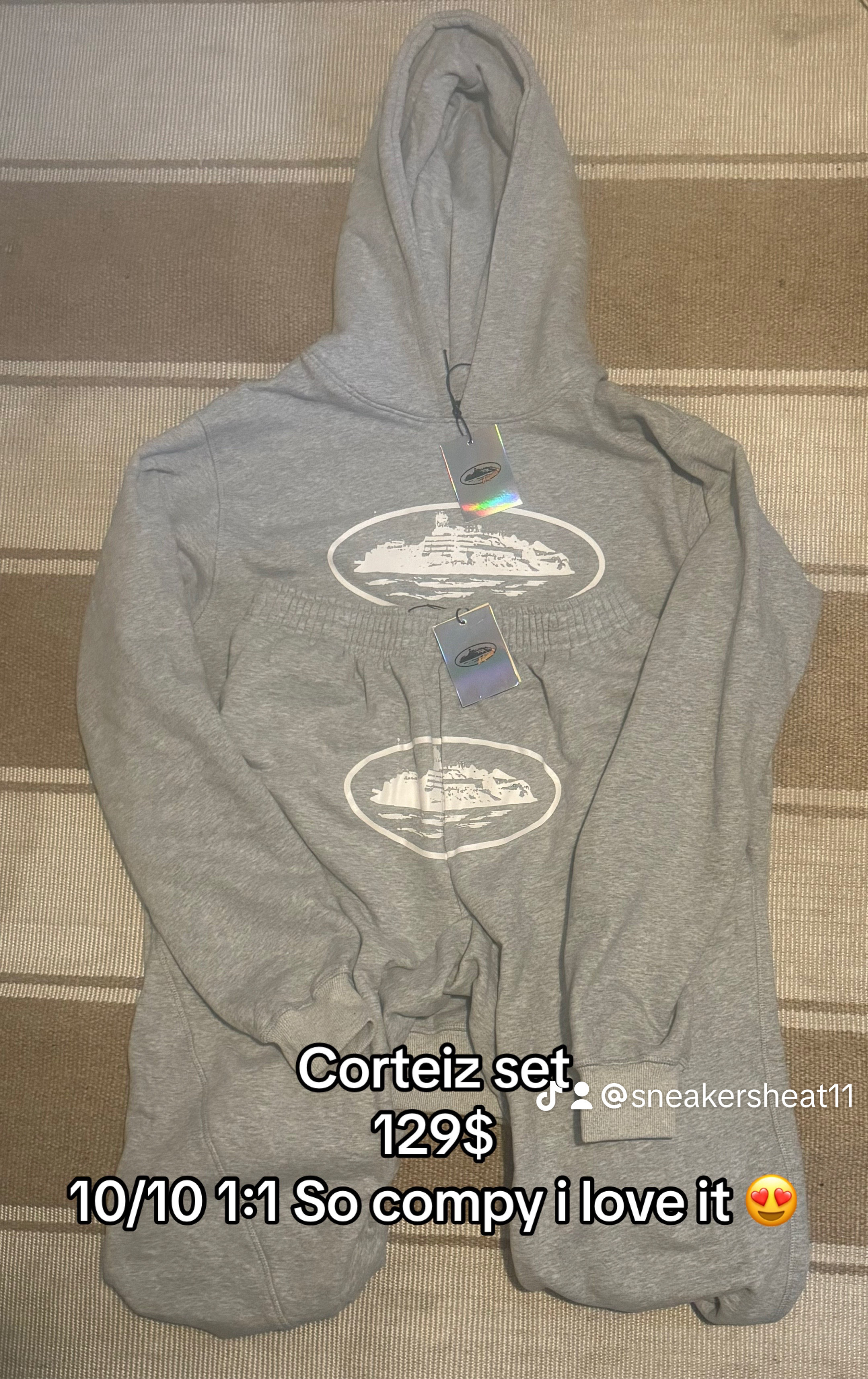 Corteiz Tracksuit Grey review Tyrone (Support in discord server) 00