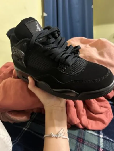 Special offer Batch Air Jordan 4 Retro Black Cat CU1110-010 review N*** 01