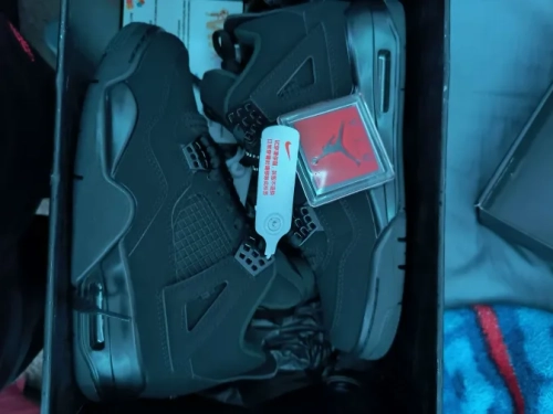 Special offer Batch Air Jordan 4 Retro Black Cat CU1110-010 review 