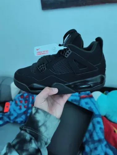 Special offer Batch Air Jordan 4 Retro Black Cat CU1110-010 review M*** 01
