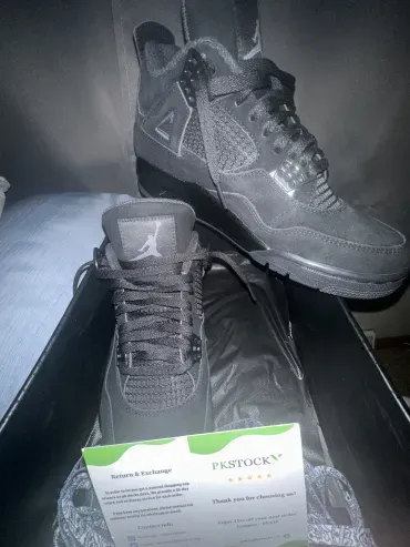 Special offer Batch Air Jordan 4 Retro Black Cat CU1110-010 review U*** 01