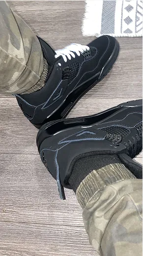 Special offer Batch Air Jordan 4 Retro Black Cat CU1110-010 review R***