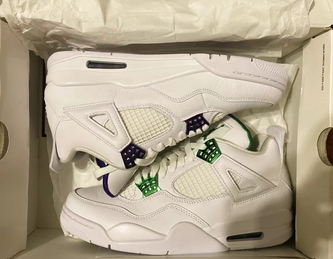 PK God Batch Air Jordan 4 Retro Metallic Purple CT8527-115 review R***l 00