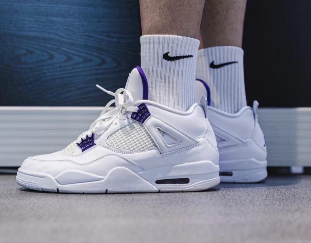 PK God Batch Air Jordan 4 Retro Metallic Purple CT8527-115 review N***