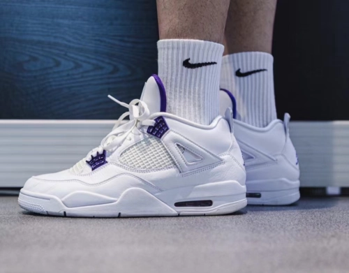 PK God Batch Air Jordan 4 Retro Metallic Purple CT8527-115 review 