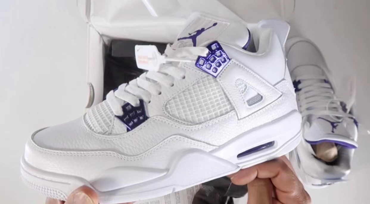 PK God Batch Air Jordan 4 Retro Metallic Purple CT8527-115 review T***