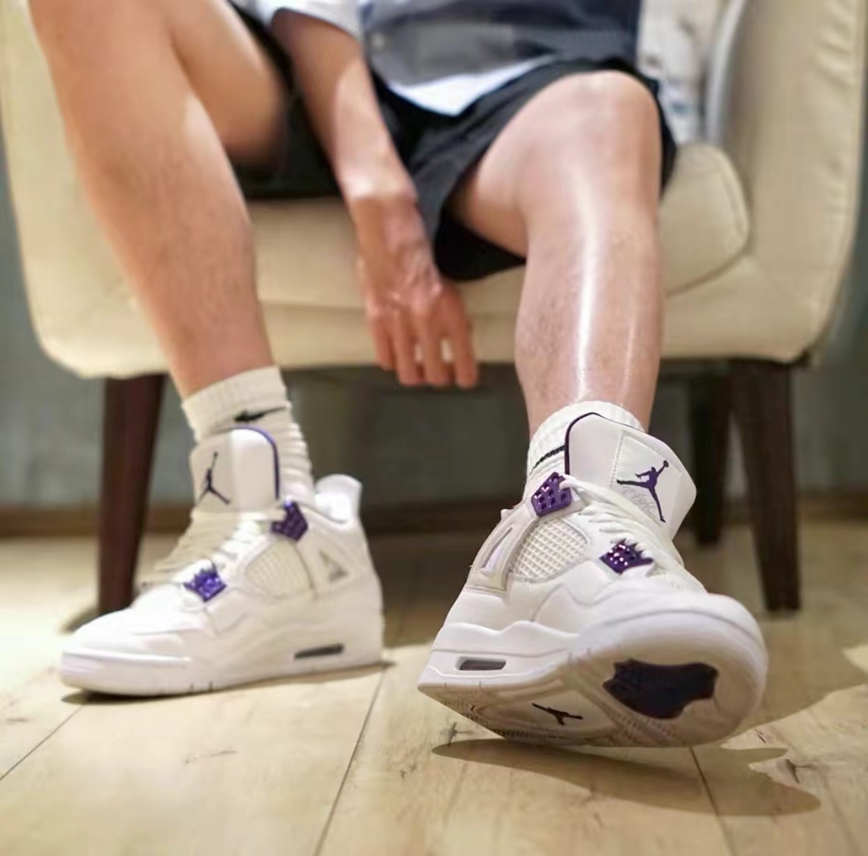 PK God Batch Air Jordan 4 Retro Metallic Purple CT8527-115 review C***