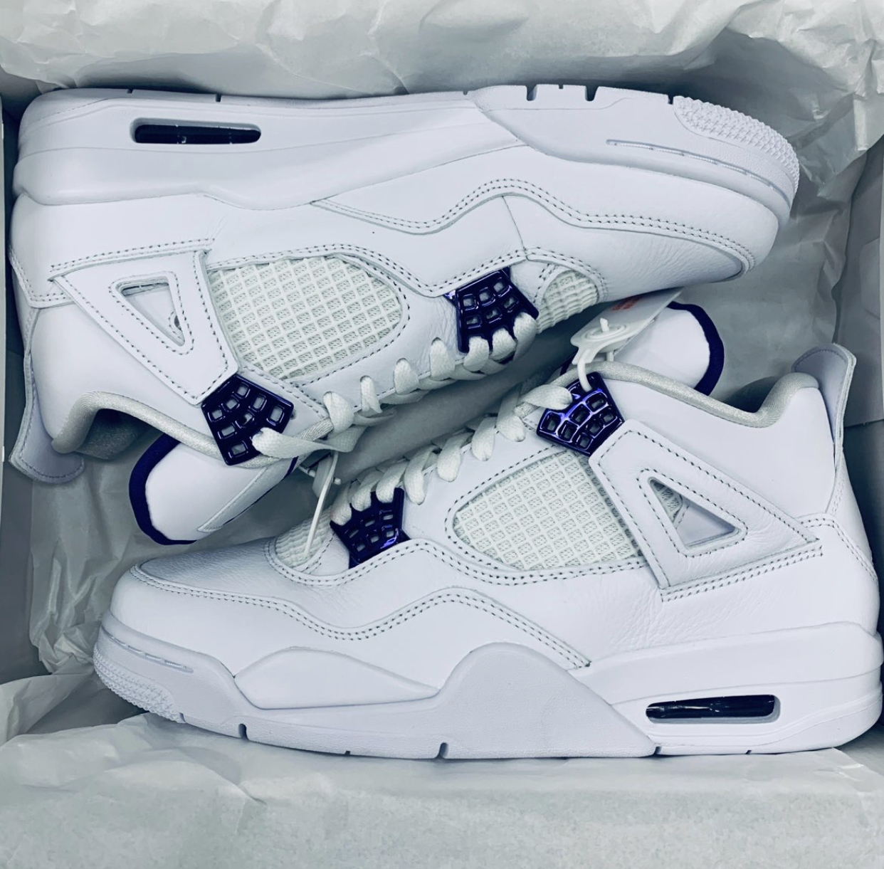 PK God Batch Air Jordan 4 Retro Metallic Purple CT8527-115 review E*** 01