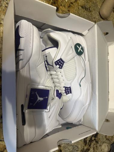 PK God Batch Air Jordan 4 Retro Metallic Purple CT8527-115 review Deebo