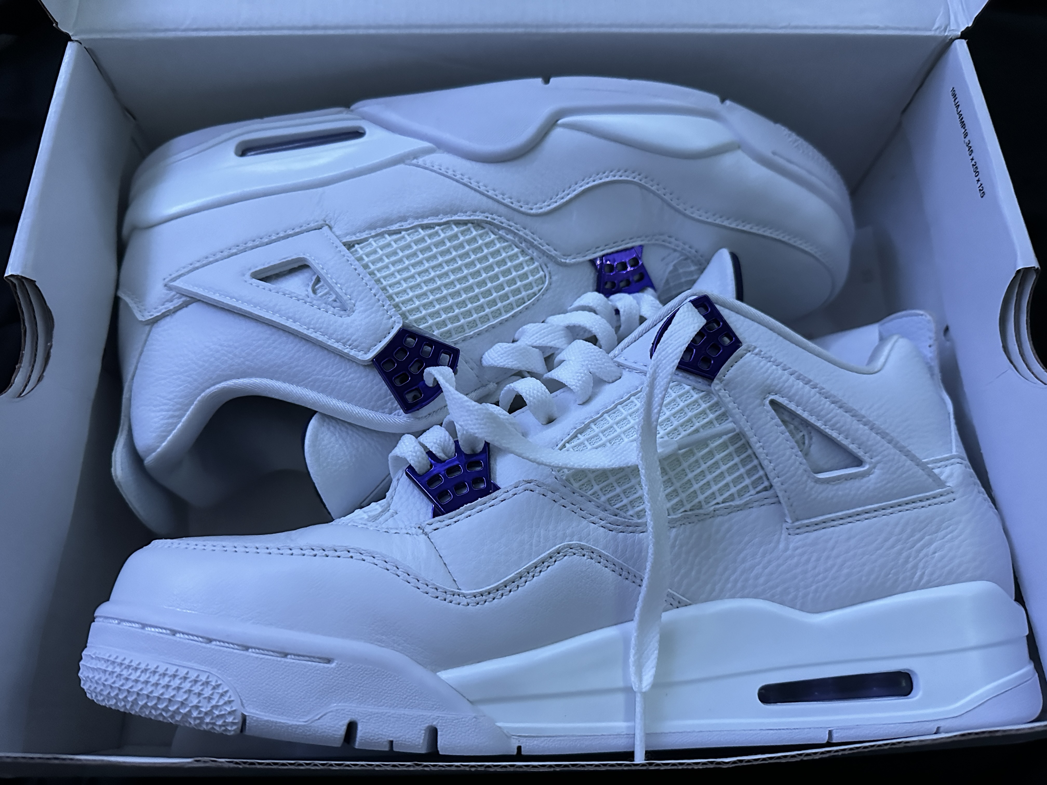 PK God Batch Air Jordan 4 Retro Metallic Purple CT8527-115 review Kanye